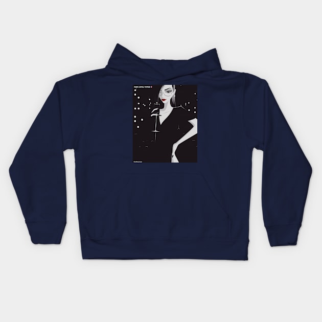 the girl from paris Kids Hoodie by JIUJITSU- BJJ